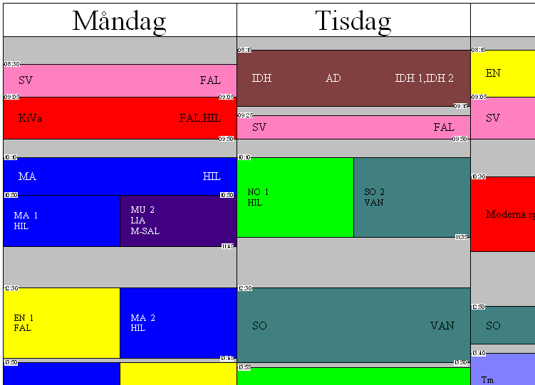 Schema exempel